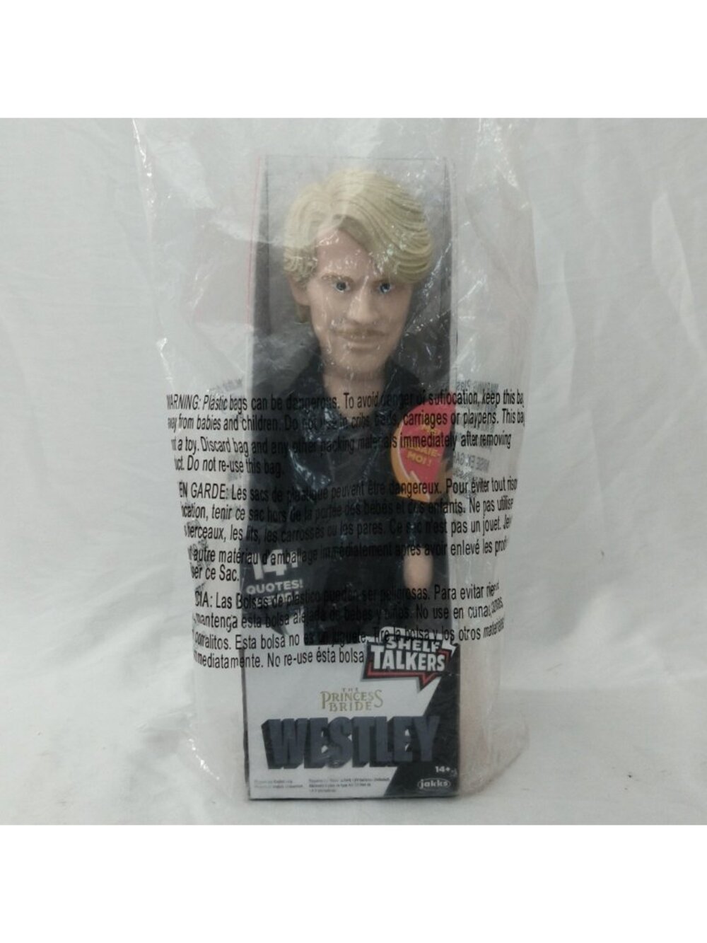 Westley Shelf Talkers The Princess Bride Talking Doll Jakks Pacific READ